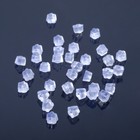 Заглушки для сережек, швенз, пусет силиконовые для швенз и пусет «Цветочки» (набор 10 гр), 3×2.5 мм, цвет прозрачный - Фото 3