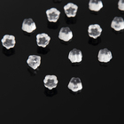 Заглушки для сережек, швенз, пусет силиконовые для швенз и пусет «Цветочки» (набор 10 гр), 3×2.5 мм, цвет прозрачный - Фото 2