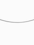 Основа для колье (чокер) с замком, 1 мм, цвет стальной, 45 см - Фото 2