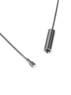 Основа для колье (чокер) с замком, 1 мм, цвет стальной, 45 см - Фото 5