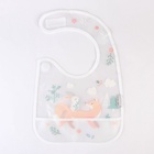 Нагрудник для кормления Крошка Я «Baby of nature» непромокаемый на липучке, с карманом - Фото 2