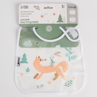 Нагрудник для кормления Крошка Я «Baby of nature» непромокаемый на липучке, с карманом - Фото 7
