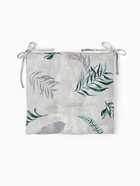 Подушка на стул «Доляна» Tropics, 42×42×7 см, серая - Фото 4