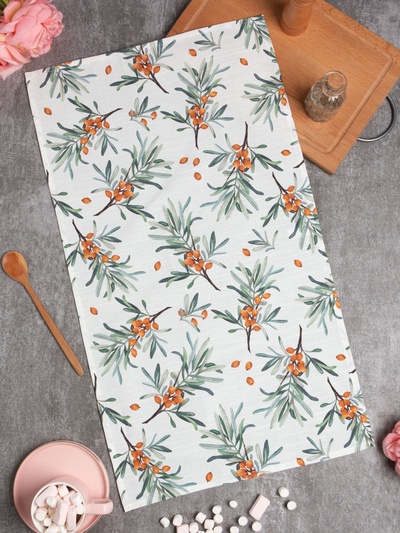 Полотенце «Этель» Berry garden (вид 2), 40×73 см, 100% хлопок, репс 210 г/м²