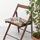Сидушка на стул Этель "Meadow flower" 42х42 см, 100% хлопок, саржа 190 г/м2 - Фото 1