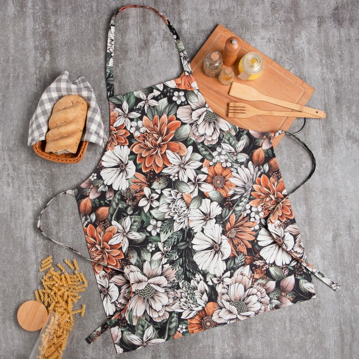 Фартук кухонный «Этель» Meadow flower 60×70 см, 100% хлопок, саржа 190 г/м²