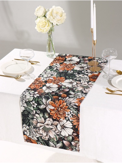 Дорожка на стол «Этель» Meadow flower 40×146 см, 100% хлопок, саржа 190 г/м²