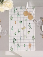Дорожка на стол «Этель» Flora, 40×149 см, 100% хлопок, саржа 190 г/м², белая - Фото 4