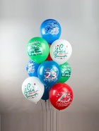 Воздушный шар латексный 12" «Праздник 23 Февраля!», 25 шт., МИКС 7651540