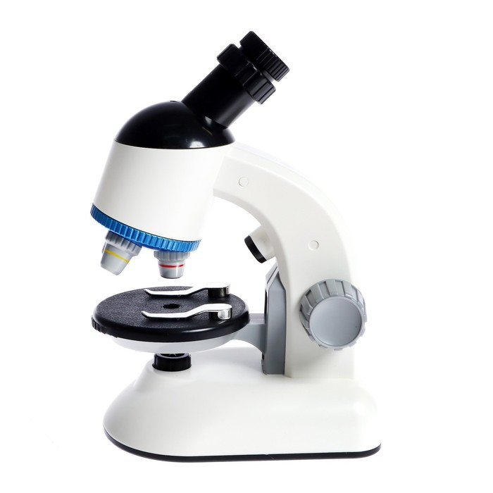 Игровой набор «Лабораторный микроскоп», вращающийся объектив с подсветкой, увеличение X40, 100, 400 - фото 1886766573