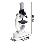 Микроскоп детский «Юный ботаник», кратность х100, х400, х1200, подсветка - фото 2564865