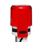 Оснастка для круглой печати автоматическая COLOP Printer R30, диаметр 30 мм, с крышкой, корпус красный - фото 8143262