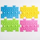 Детский массажный коврик - пазл, 8 модулей размерами 27,3 х 17,3 см, цвета МИКС - Фото 4