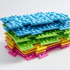 Детский массажный коврик - пазл, 8 модулей размерами 27,3 х 17,3 см, цвета МИКС - Фото 5