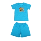 Костюм для мальчика: футболка, шорты, кулирка, рост 98 см, цвет микс - Фото 2
