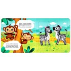 Книга картонная «Жители зоопарка», 12 стр., с пазлами 5 шт. - Фото 4