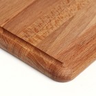 Доска разделочная и сервировочная 25х15х2 см, бук - фото 21480231