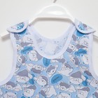 Ползунки длинные детские, цвет голубой/мишки, рост 74 см 7613293