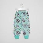 Штанишки детские, цвет мята, рост 68 см - фото 54727473