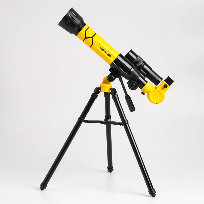 Телескоп  "Юный астроном" кратность х40, жёлтый - фото 1907373606