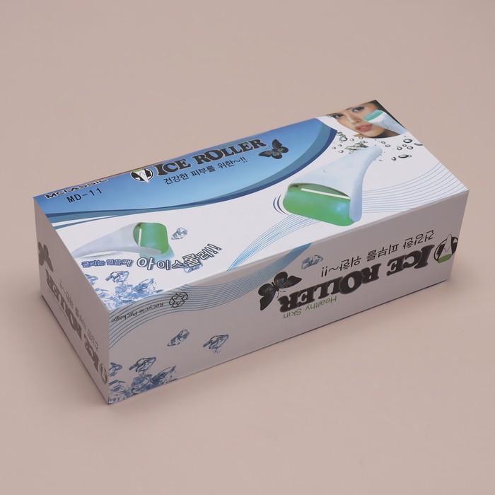 Ледяной роллер, универсальный, 19 × 8,3 см, цвет белый 26145