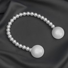 Подхват для штор «Перламутровый перелив», d=3.8 см, 36 см, серый, белый - Фото 2