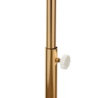 Торшер 2456/7 E14 40Вт золото 58х58х100-156 см - фото 806583143