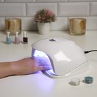 Лампа для маникюра Luazon LUF-02, UV/LED, 36 диодов, 54 Вт, таймер, 220 В, белая - Фото 2