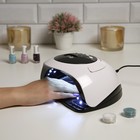 Лампа для маникюра Luazon LUF-03, UV/LED, 45 диодов, 120 Вт, таймер, 220 В, белая - Фото 2
