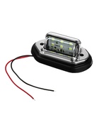 Плафон подсветки номера TORSO, 12-24 В, 65×28×12 мм, провод 18 см - Фото 2