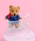 Мягкая игрушка «Мишка на велосипеде», медведь, цвета МИКС - фото 6538153