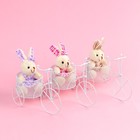 Мягкая игрушка «Милая зайка», зайчик, цвета МИКС - фото 24578718