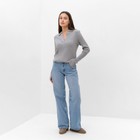 Джемпер с V-горловиной MIST, р. 48-50, серый - Фото 5