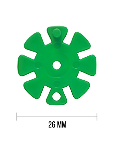 Конструктор обучающий «Круглые снежинки», 198 деталей