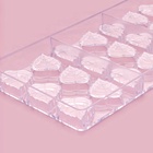 Форма для конфет и шоколада KONFINETTA «Листочки», 27.5×13.5×2.5 см, 21 ячейка 4×3×0.8 см, пластик, прозрачная - Фото 6