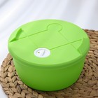 Контейнер пластиковый для хранения продуктов «Лето», круглый, 18,5×8,5 см, цвет МИКС - Фото 2