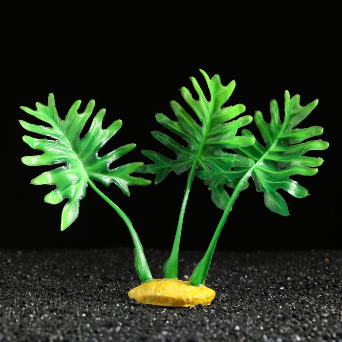 Растение искусственное аквариумное, 4 х 6 х 16 см - Фото 1