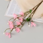 Цветы искусственные "Белоцветник шелковый" 74х4 см, розовый - фото 319805316