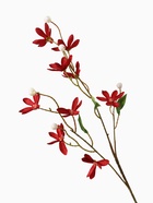 Цветы искусственные "Белоцветник шелковый" 74х4 см, бордовый - фото 809220558