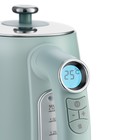 Чайник электрический Kitfort KT-6120-1, металл, 1.7 л, 2200 Вт, регулировка t°, мятный - фото 51437706 Чайник электрический Kitfort KT-6120-1, металл, 1.7 л, 2200 Вт, регулировка t°, мятный - фото 51437706