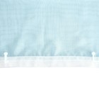 Штора-тюль для кухни арка Witerra 285x160см, голубой, вуаль, пэ100% - фото 22947220