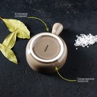 Кокотница Magistro «Церера», 100 мл, d=7.5 см, фарфор, коричневая - Фото 7