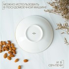 Салатник Magistro «Церера», 400 мл, d=16.2 см, фарфор, коричневый - Фото 3