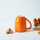 Кружка фарфоровая Magistro «Церера», 400 мл, цвет оранжевый - Фото 6