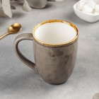 Кружка Magistro «Церера», 400 мл, фарфор, коричневая - Фото 2