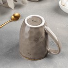 Кружка Magistro «Церера», 400 мл, фарфор, коричневая - Фото 3