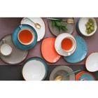 Чайная пара Magistro «Церера», 2 предмета: чашка 250 мл, блюдце d=16.3 см, фарфор, оранжевая - Фото 12