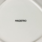 Блюдо для подачи Magistro «Церера», 18×15.6 см, фарфор, коричневое - Фото 4