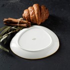 Блюдо для подачи Magistro «Церера», 18×15.6 см, фарфор, коричневое - Фото 6