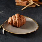 Блюдо для подачи Magistro «Церера», 20×18 см, фарфор, коричневое - Фото 4